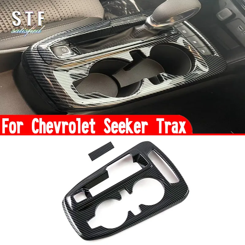 For Chevrolet Seeker Trax 2023 2024 Car Accessories Interior Gearshift Knob Cover Trim Panel Molding Decoration Stickers