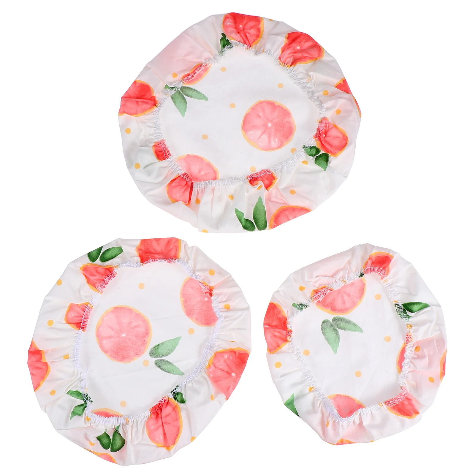 

3Pcs Reusable Elastic Bowl Covers Cotton Food Wraps Food Preservation Cloths Fresh Keeping Dish Covers Fresh-Keeping Cloth