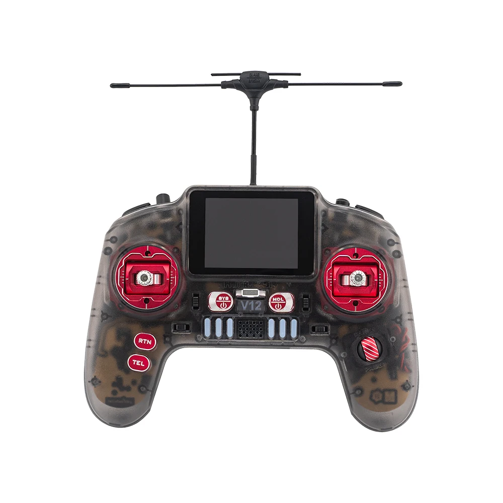 Helloradio V12 MAX Transmitter CNC Gimbal H7 Open Source Main Control Dual-Band 1W EdgeTX System RC Radio