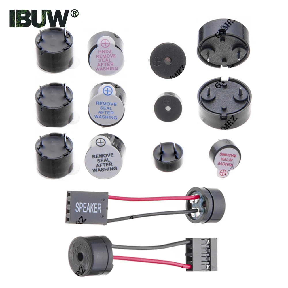 12095/9042/12085/YD15240 Serie Aktive & Passive Elektromagnetische Piezo-Summer-Sortimente für Elektronik & DIY