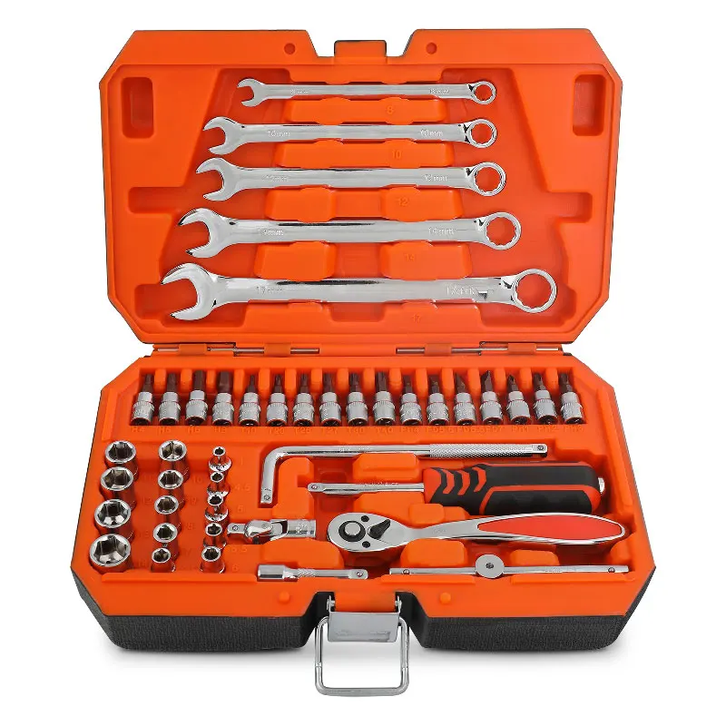 Oi-especificação conjunto de ferramentas manuais ferramenta de reparo do carro conjunto de chave de soquete kit de ferramentas mecânicas caixa de ferramentas diy 1/4 "soquete conjunto de chave de catraca