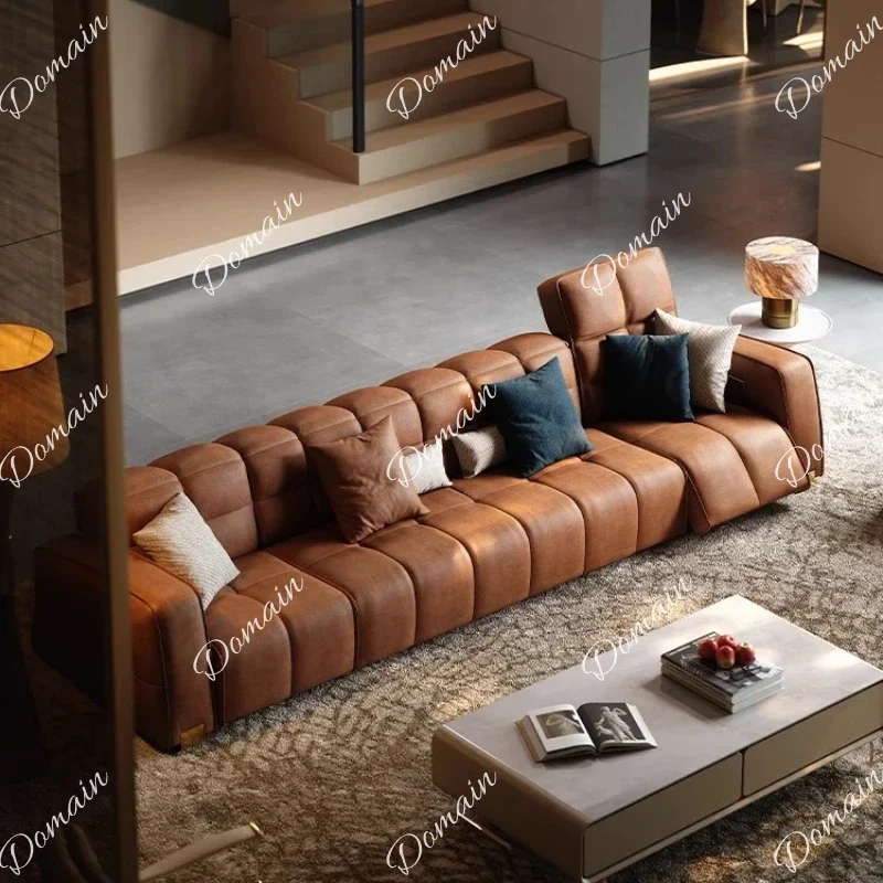 UJ P creative aesthetic Sofa Leather Office irregular Floor fashion unique interior Sofa Universal Waiting Muebles Salon Furnitu
