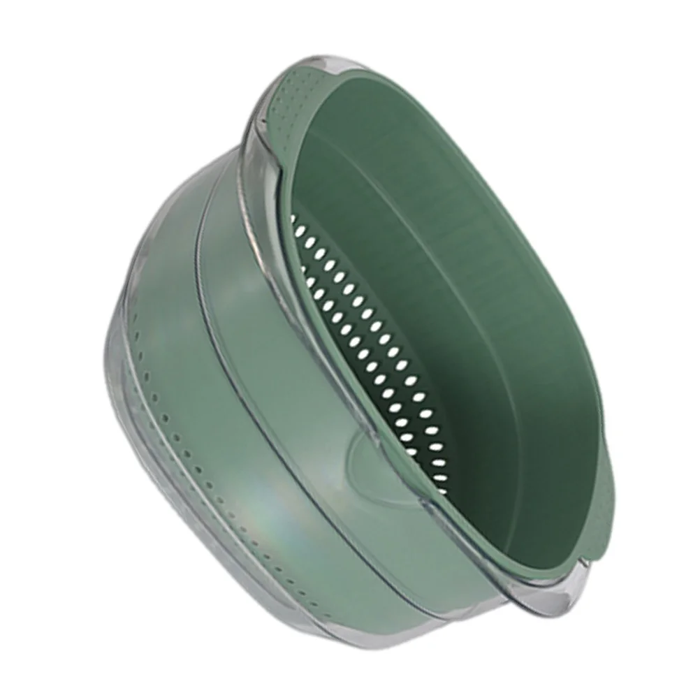 

Plastic Double Layered Kitchen Colander Fruit Washing Basket Food Strainer Bowl for Washing Soaking Draining Vegetables Fruits