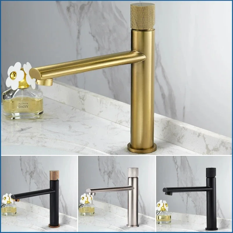 

Смеситель для ванной комнаты, твердая латунь, смесители для раковины в ванной комнате, смеситель для холодной и горячей воды, смеситель для раковины, монтируемый на палубе, краны из матового золота