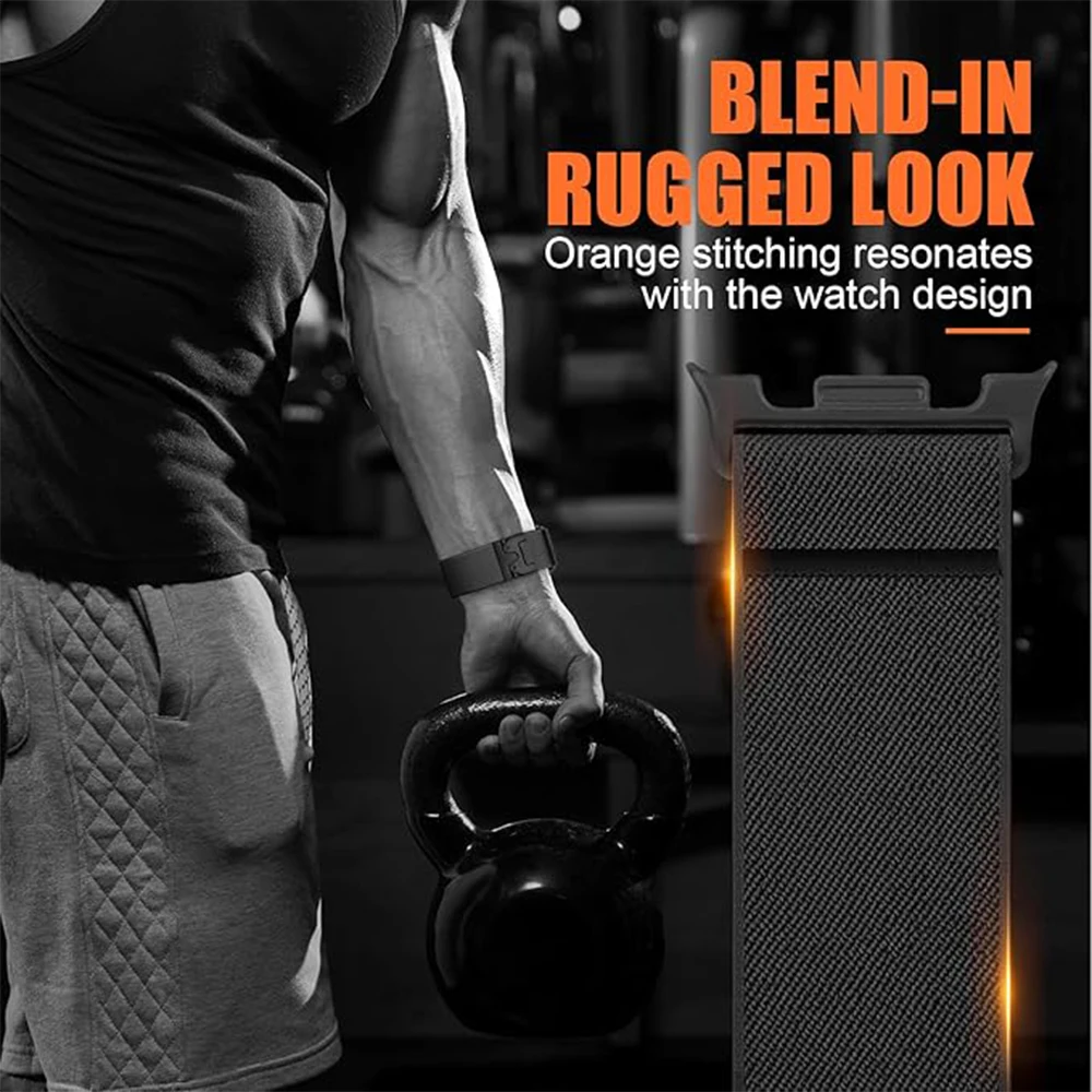 Fallschirmschlaufenband für Samsung Galaxy Watch 8 Armband 44 mm 40 mm Nylonarmband Correa Pulseira Gürtel Galaxy Watch 8 Classic 46 mm