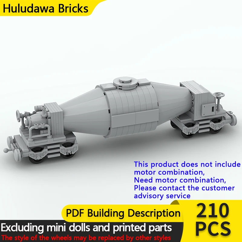 

City Car Model MOC Building Bricks Train Steel Mill Bottle Car Modular Technology Gifts Holiday Assemble Children Toys Suit