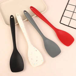 Food Grade Silicone Spoon Spatula Heat Resistant Cooking Spoon Nonstick Baking Scraper Stirring Scooping Salad Mixing Spoon