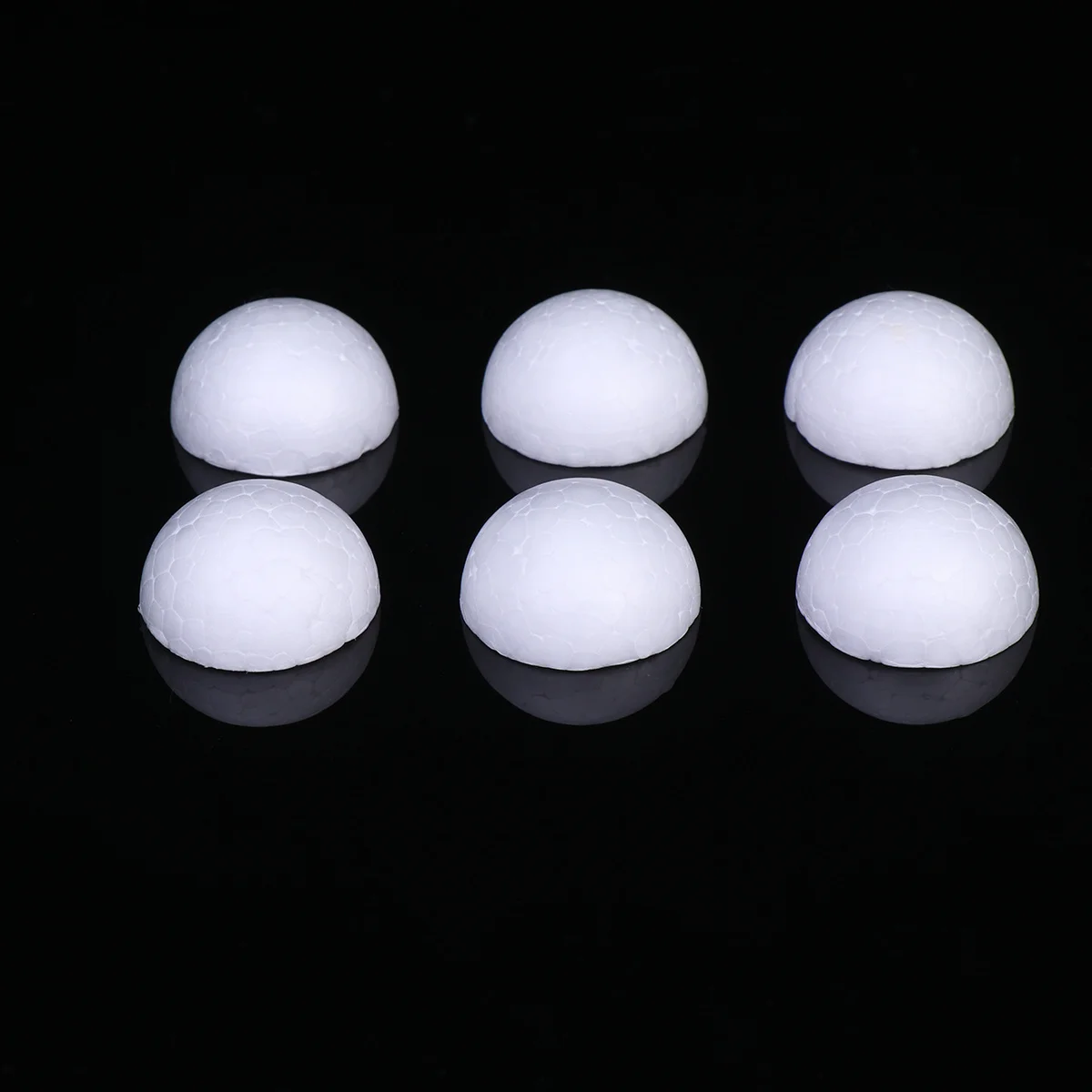 

50 pcs 7Cm Foam Half Ball Craft Accessories Diy Painting Christmas Ornament Educational Projects Semicircle Ball