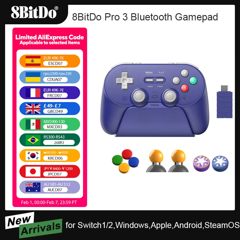 8BitDo Pro 3 블루투스 게임패드, 애플 기기와 완벽 호환 – 실사용자 리뷰 및 성능 분석