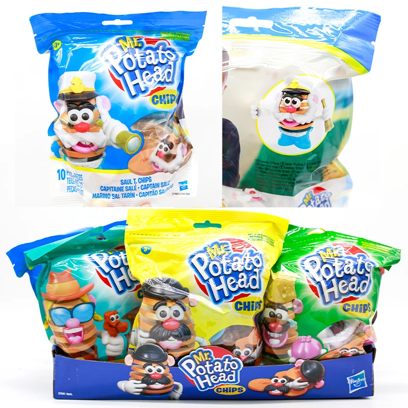 هاسبرو حقيقية السيد رقائق رأس البطاطس حقيبة أعمى الجبن الكابتن مزرعة رجال الاطفاء الجمعية المفاصل يمكن أن تتحرك نموذج كبسولة اللعب