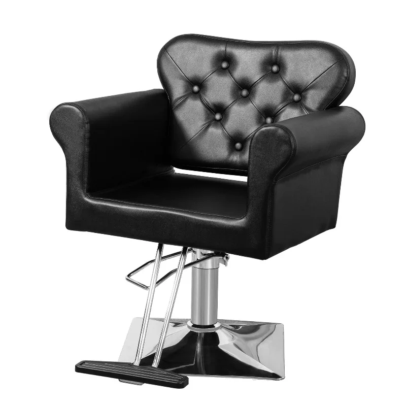 European and American barber chair hydraulic lift hair salon hair salon hair cutting chair shaving beauty chair cross-border