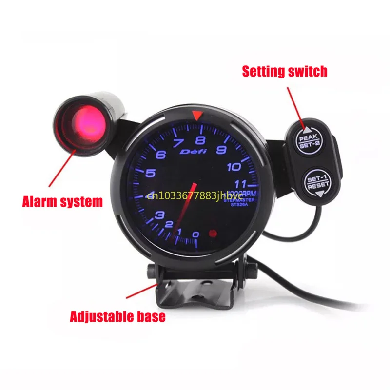 12V RPM Tachometer FOR PC GAME Simulated Racing Game Meter Simulated for Logitech G29