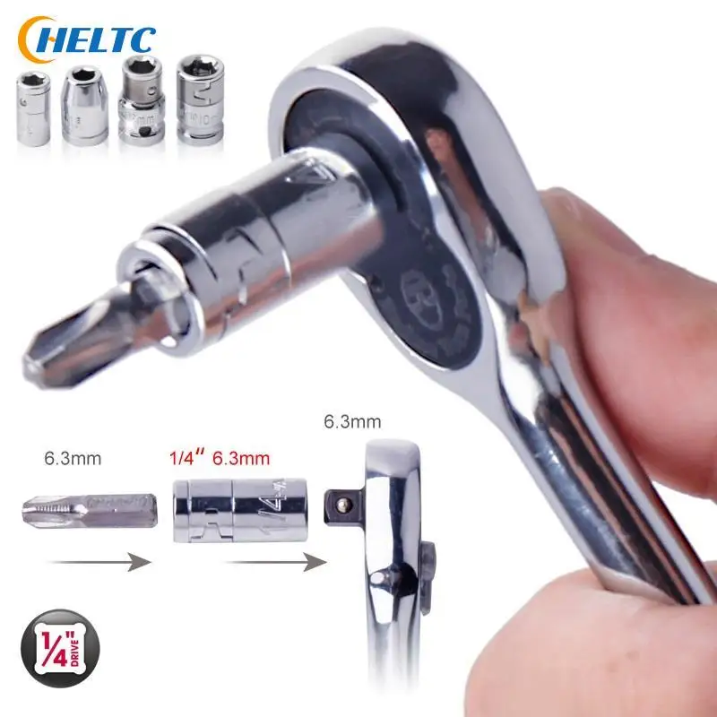 1/4 3/8 1/2 Ratchet Socket Adapter Universal Socket Set Hex Bit Adapter Converter Multitools Torque Wrench Tool Set Repair Tools