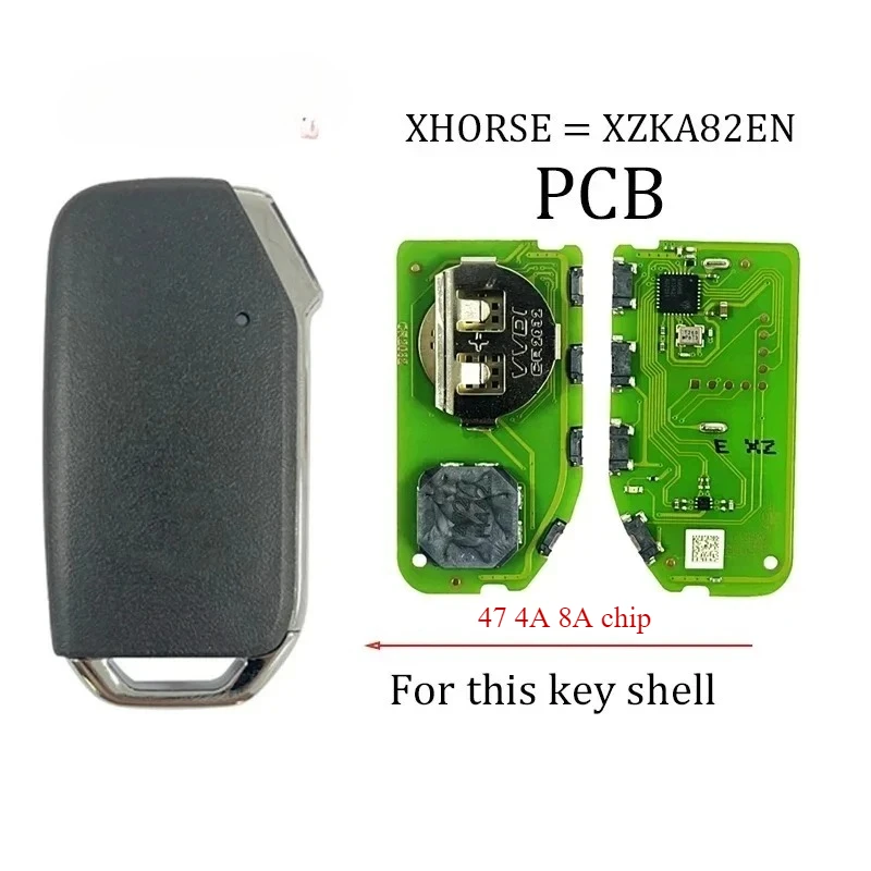 

XHORSE XZKA82EN 8A 47 4A Chip Brand New Blank Universal PCB Remote Control Circuit Board for KIA Car Key
