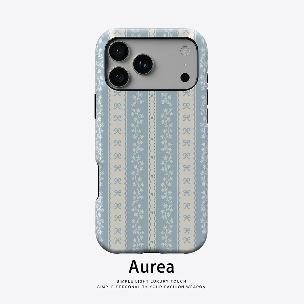 Handyhülle mit Pastellstreifen für magnetische Handyhülle für iPhone 17 16 15 14 13 Pro Max Plus, einzelne doppelschichtige robuste Hülle
