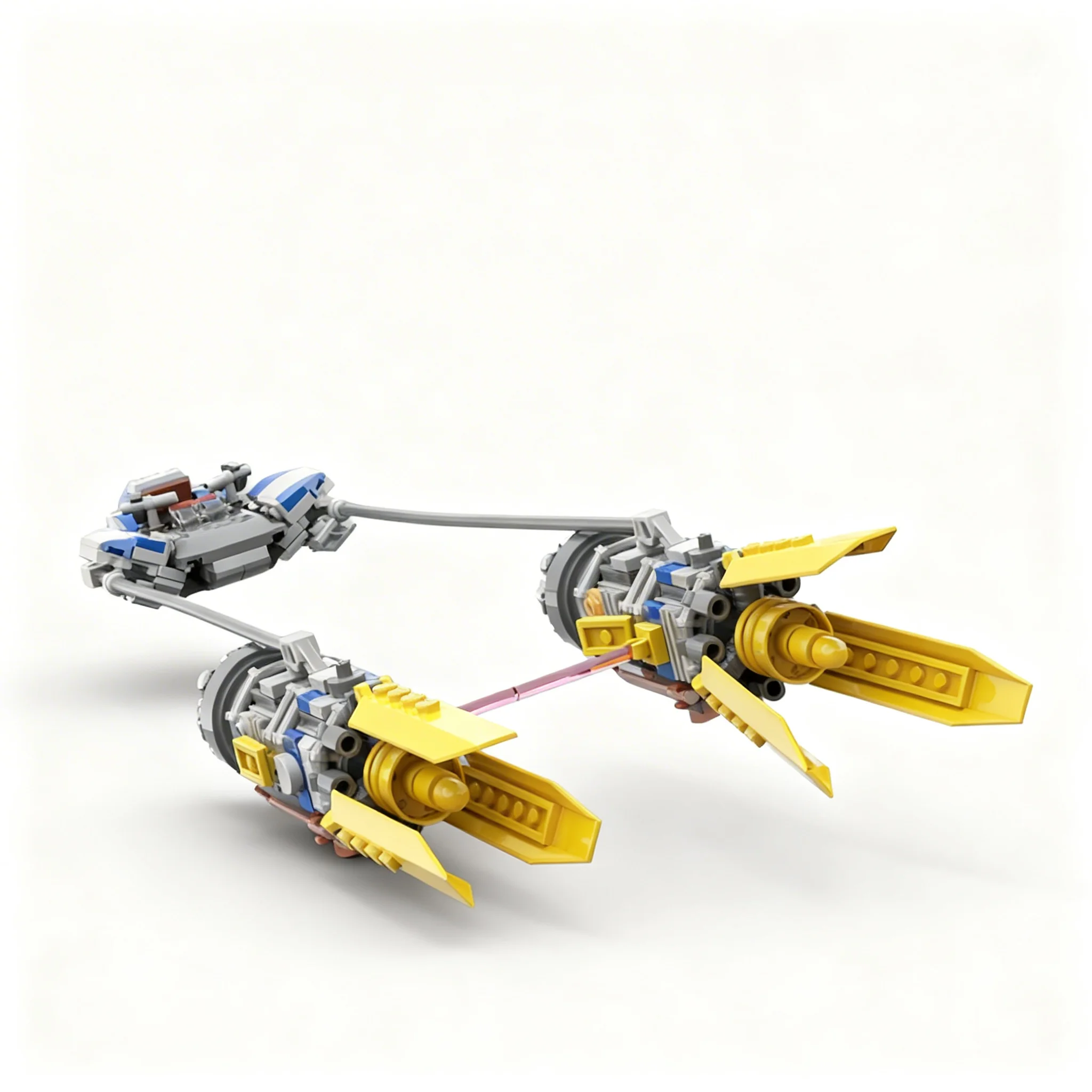 260pcs MOC Anakin S Podracer Star Battle Model Building Blocks Home Decor Desk Display Shelf Accent Displayable Gift For Adults