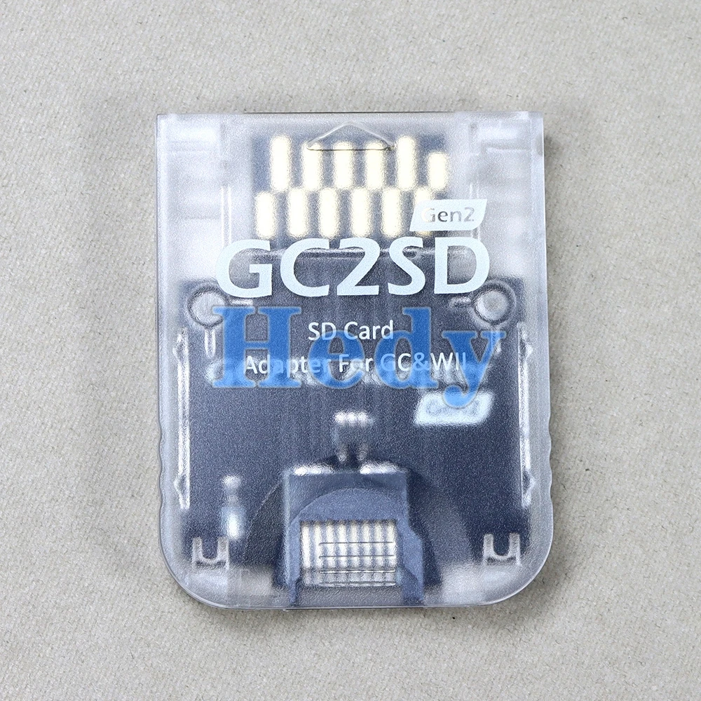 1PC RetroScaler GC2SD GC To SD Card Adapter Memory TF Card Adapter SD Card Reader For NGC V2.0 Console For Wii V2 Game Console
