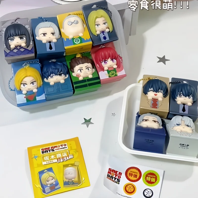 

Goodsfun Sakamoto Days Mystery Blind Box Sakamoto Store Cute Snack Bobble Anime Figure Collectible Toy Model For Adult Collector