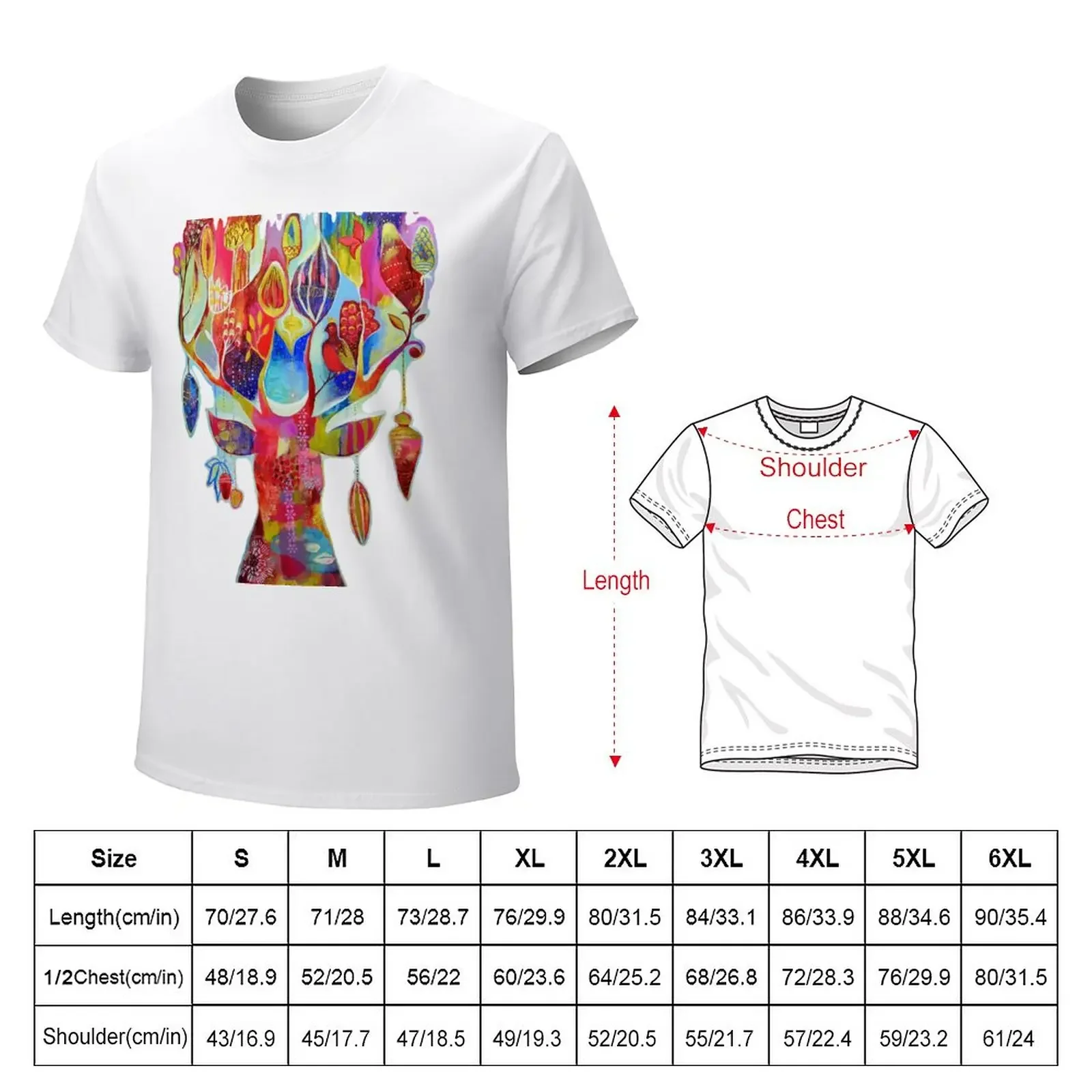 Abundance | Painting T-Shirt funnys kawaii clothes mens graphic t-shirts