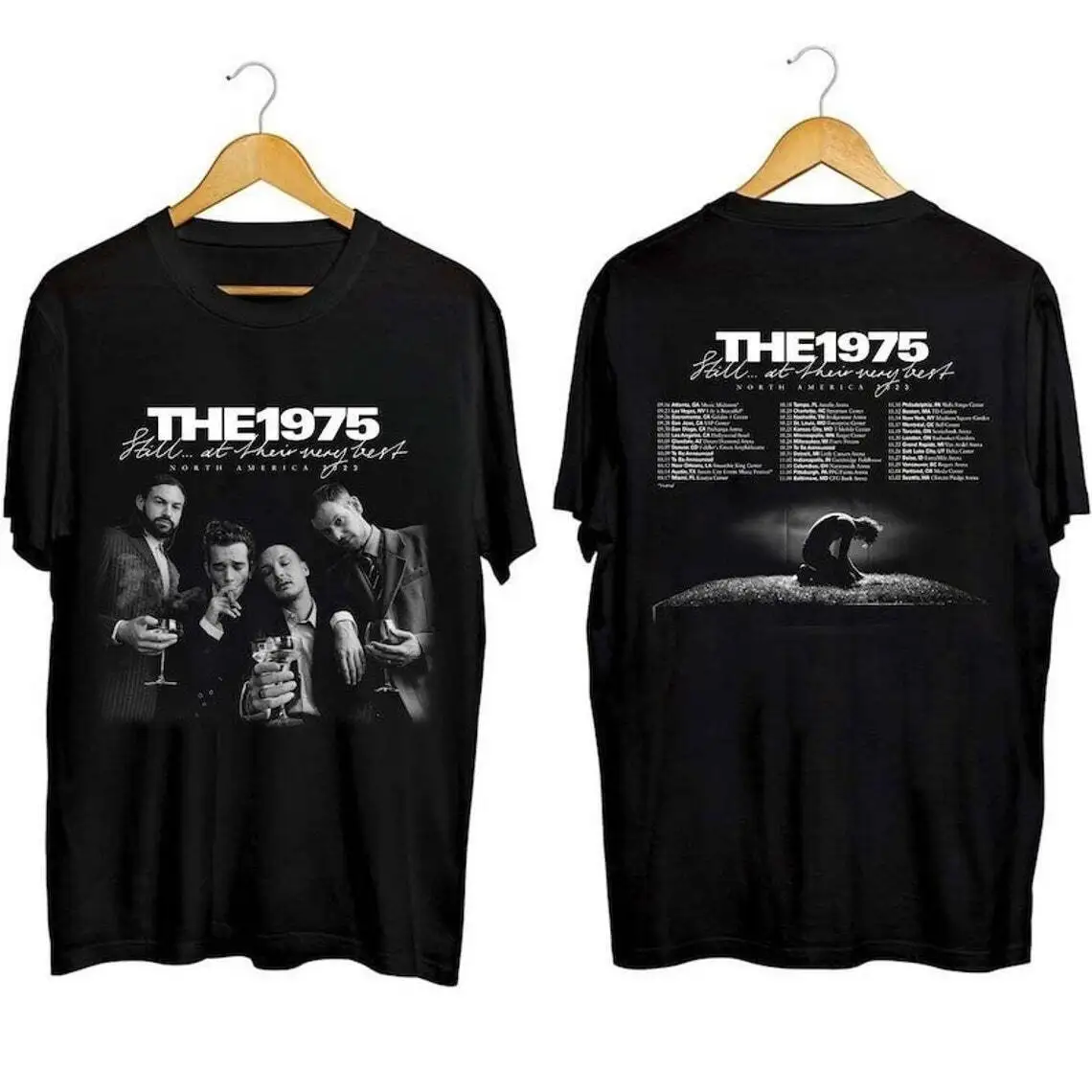 The 1975 At Their Very Best North America Tour 2023 T Shirt Fans Music