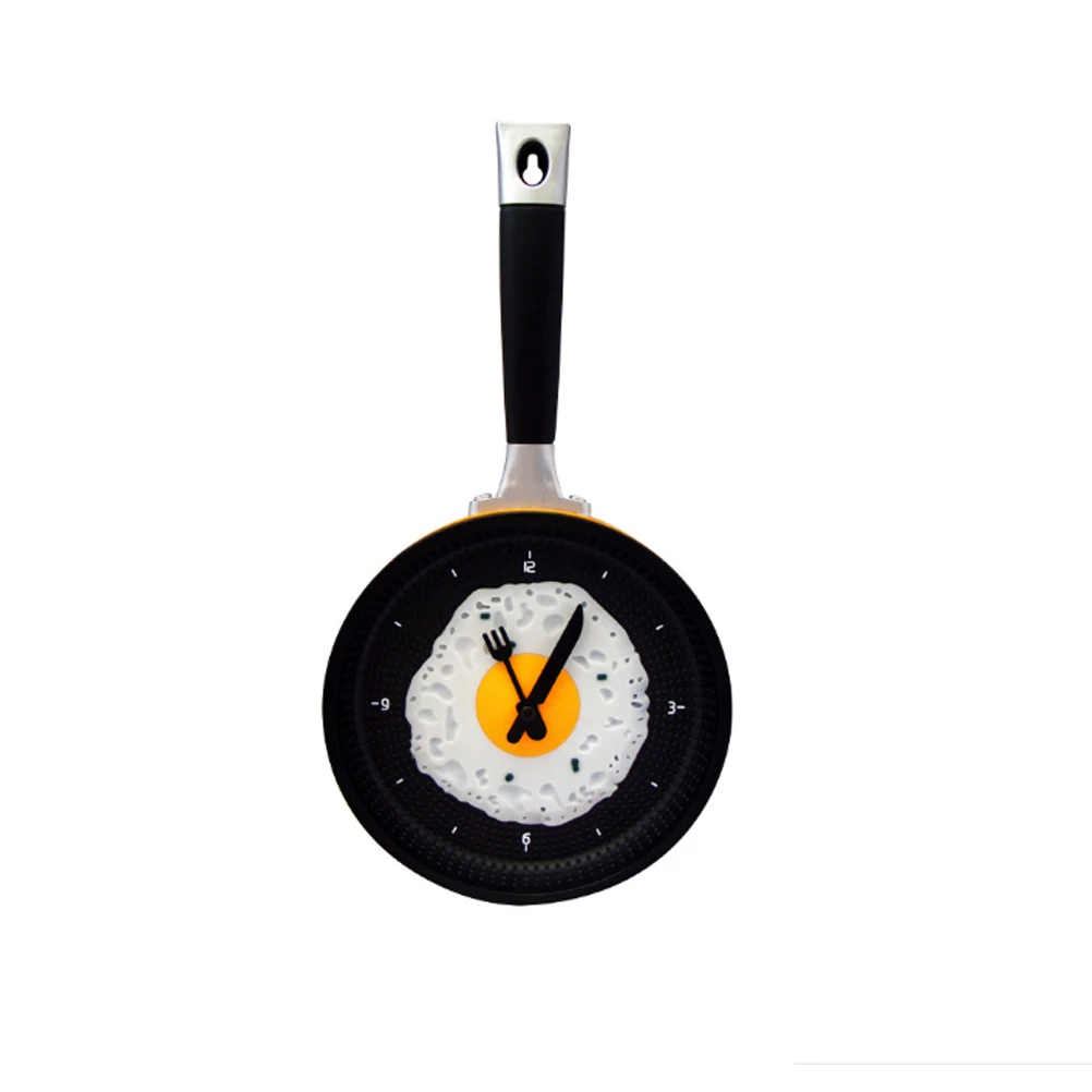 

wall clock omelet clock pan clock frying pan clock hanging clock