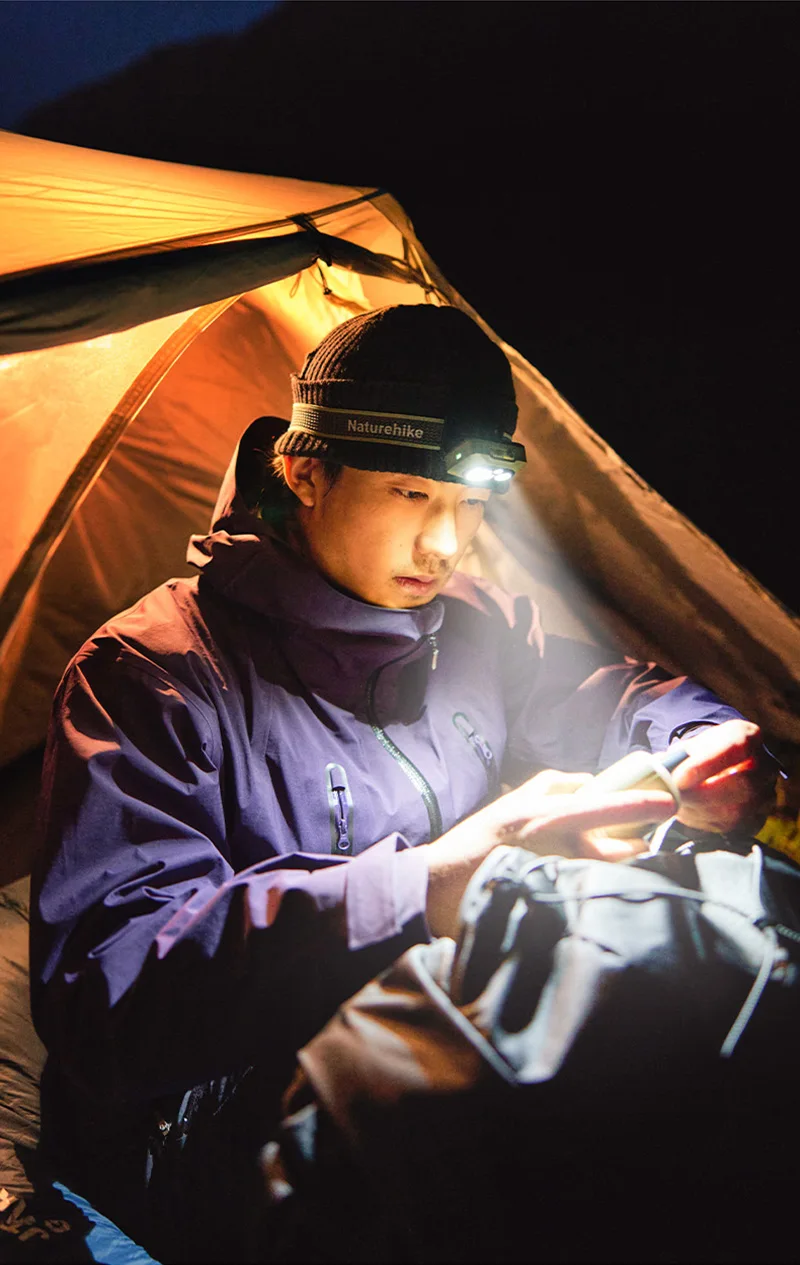 Naturehike Camping-Stirnlampe, intelligentes Induktions-LED-Licht, Outdoor-Wandern, wasserdicht, ultraleicht, verstellbares Kopfbandlicht – Detail 20