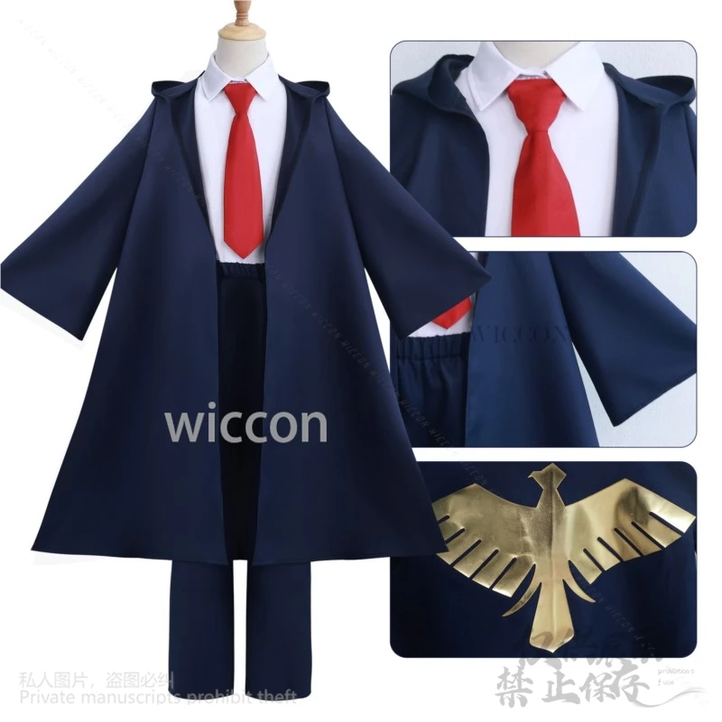 Anime Mashle Cosplay Magic Cape Kostüm Maische Zitrone Varita Label Lanze Cos Kostüm Frauen Männer Kinder Umhang Uniform Perücken Halloween