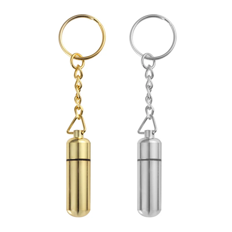 

Portable Cigar Puncher 8mm Hole Stainless Steel Cigar Piercer with Keychain Cigar Drill Tools