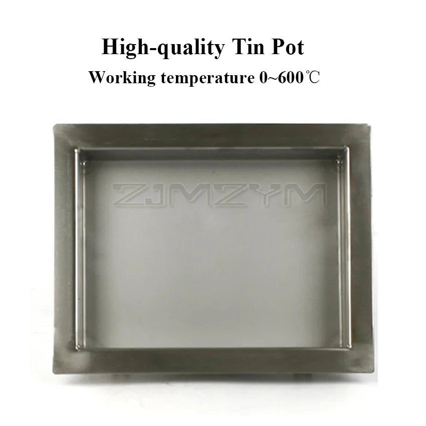 CM-200S Lead-free solder pot Digital display 1500w melt tin 11.3KG temperature adjustable Melting tin furnace square tin stove