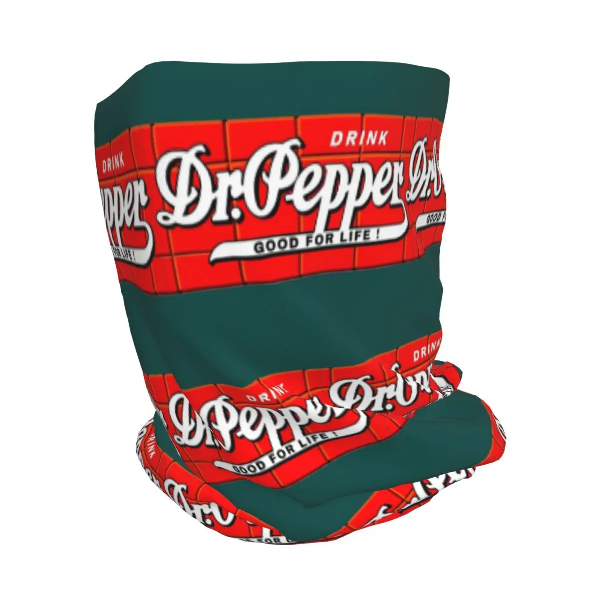 Dr Pepper Good For Life Bandana Neck Cover Mask Scarf Multi-use Face Mask Beanies Hat for Men Women Adult Washable