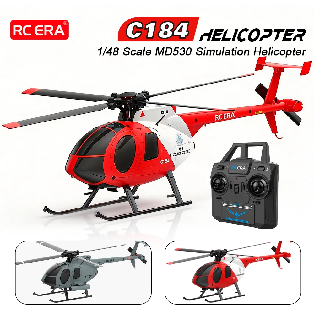 

RC ERA C184 RC Helicopter 4CH 1/48 One Key Reverse Flight Optical Flow Positioning Aircraft