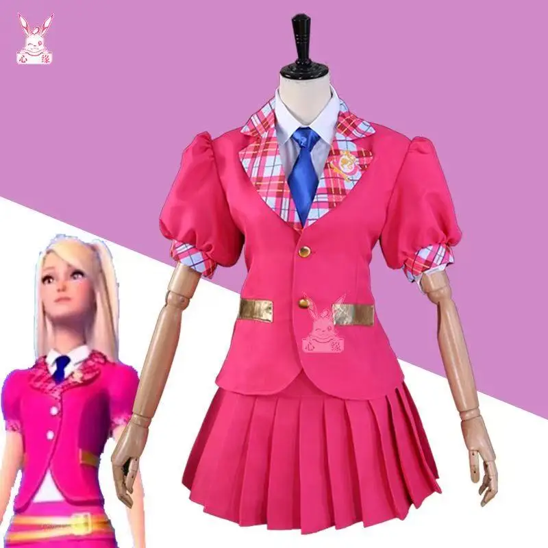 

Princess Academy Inspired Campus Outfit Sophia Style Cosplay Costume Set for Women