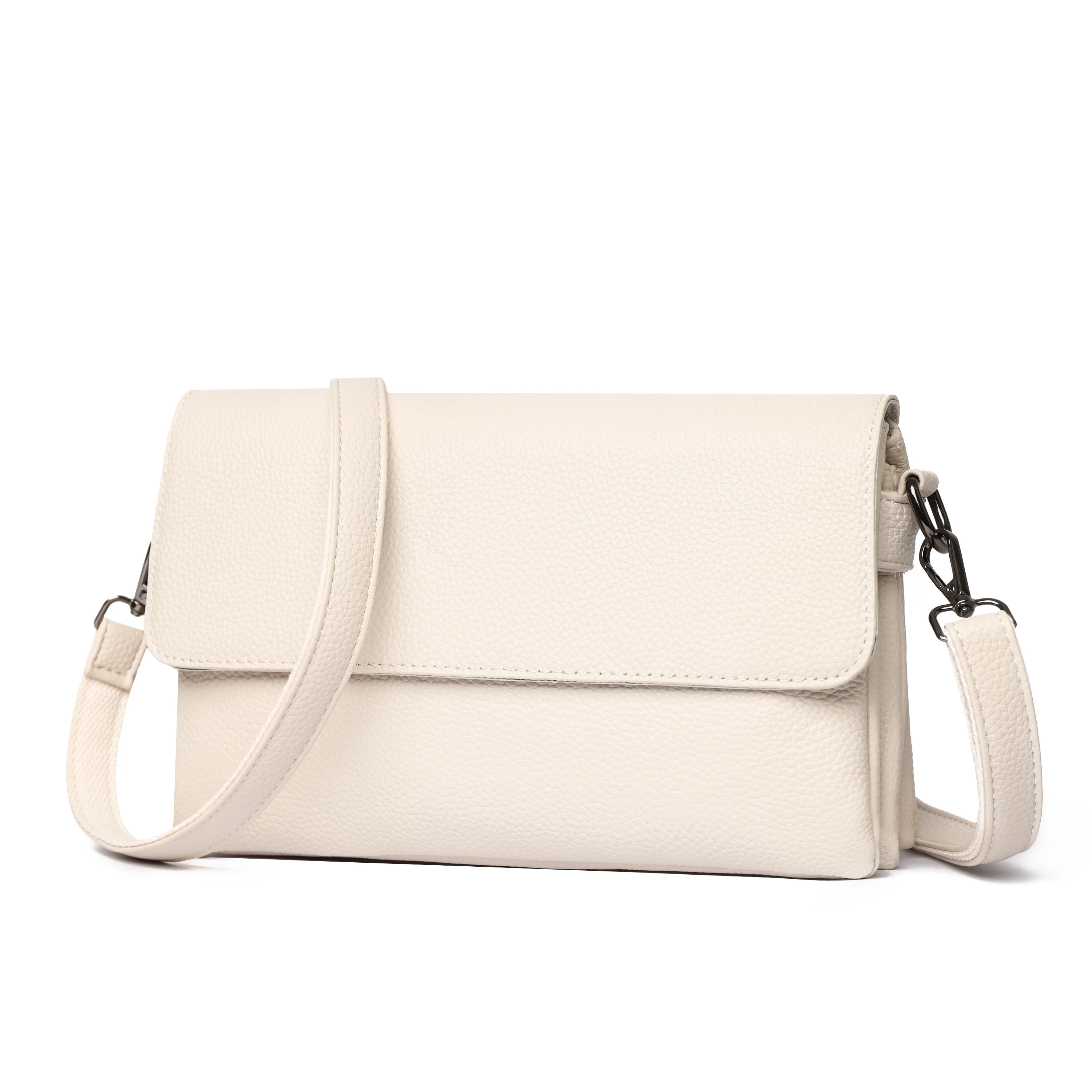 

Women's Genuine Leather Casual Crossbody Bag Versatile Flip Cover Mailman Luxury Durable Shoulder Bag for Everyday Use сумка