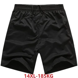 summer men beach shorts gym Fitness ice quick dry Breathable plus size 7XL 10XL 12XL 14XL soft oversize shorts sports shorts