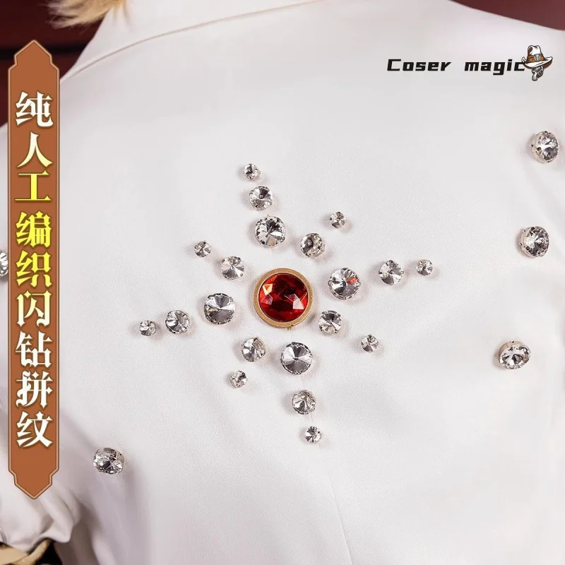 Prospector Costume Cosplay Gioco Identity V Norton Campbell Il giocatore sotto il faretto Uniforme Abbigliamento di Carnevale di Halloween