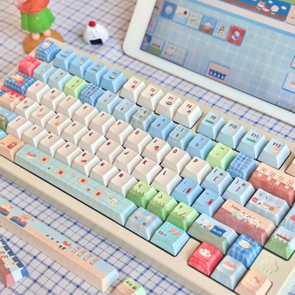 Keycap Fox Canteen Cherry Foa Round Sublimation Mechanical Keyboard Keycap Customized Personalized Keycap