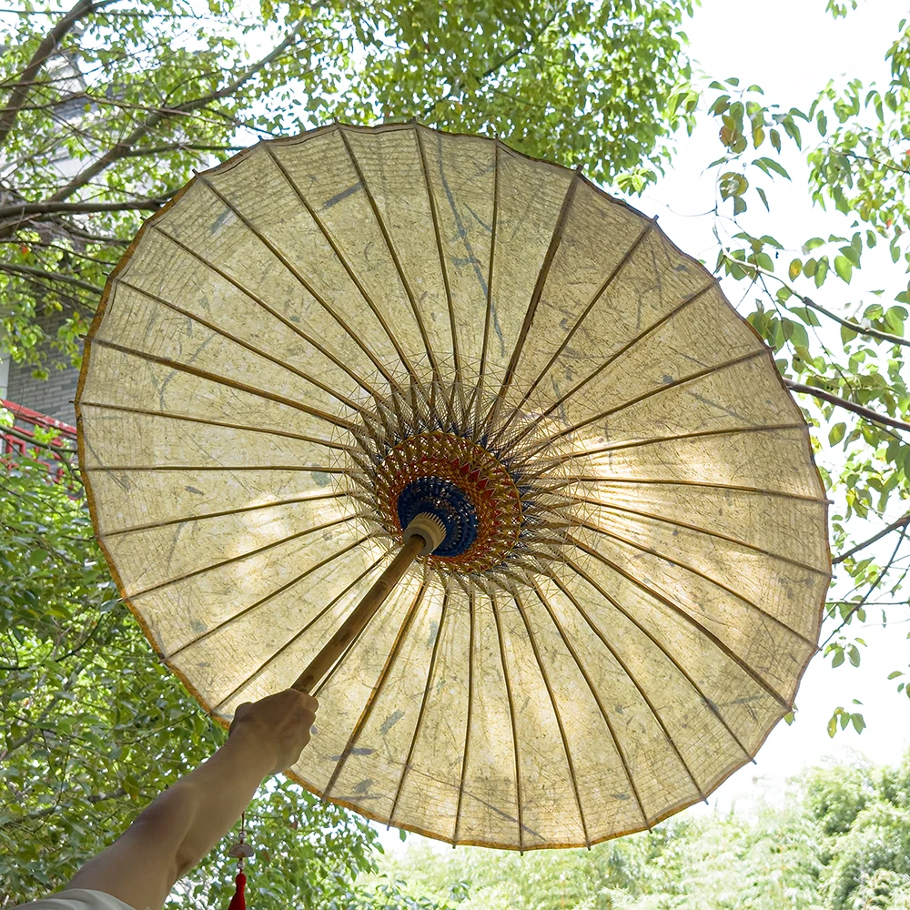 Oil-paper umbrellas, ancient wind, weather and rain, handmade, full of rainproof and sunscreen umbrellas