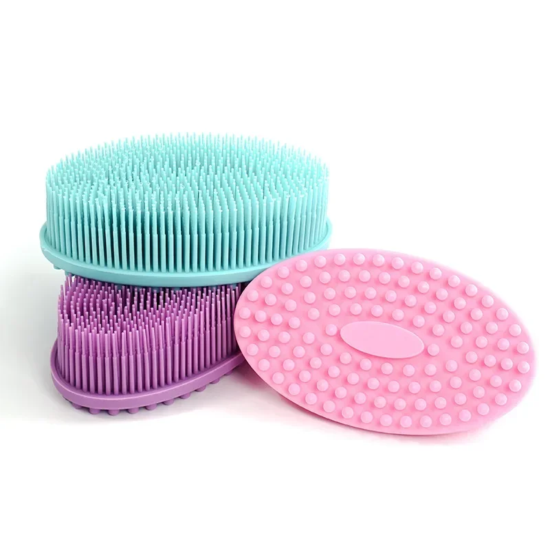 Hair Wash Brush Soft Silicon Bath Massage Brush to Newborn Baby Toddler  Prevent Dandruff Cradle Cap, or Flakes, Face Cleanser