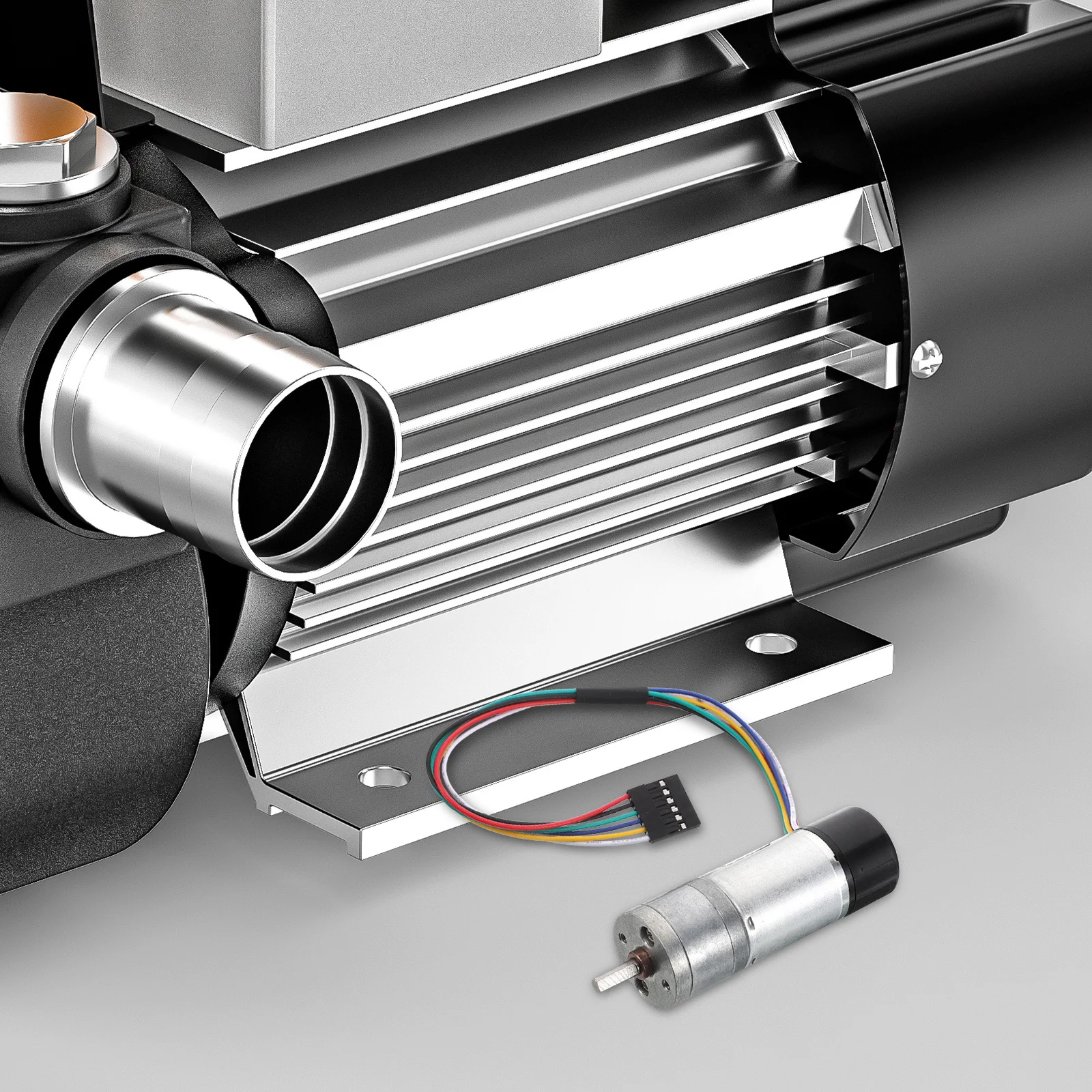 

Редукционный двигатель с высоким крутящим моментом, цельнометаллическая конструкция, реверсивная функциональность, электрические вентиляторы, прецизионные инструменты