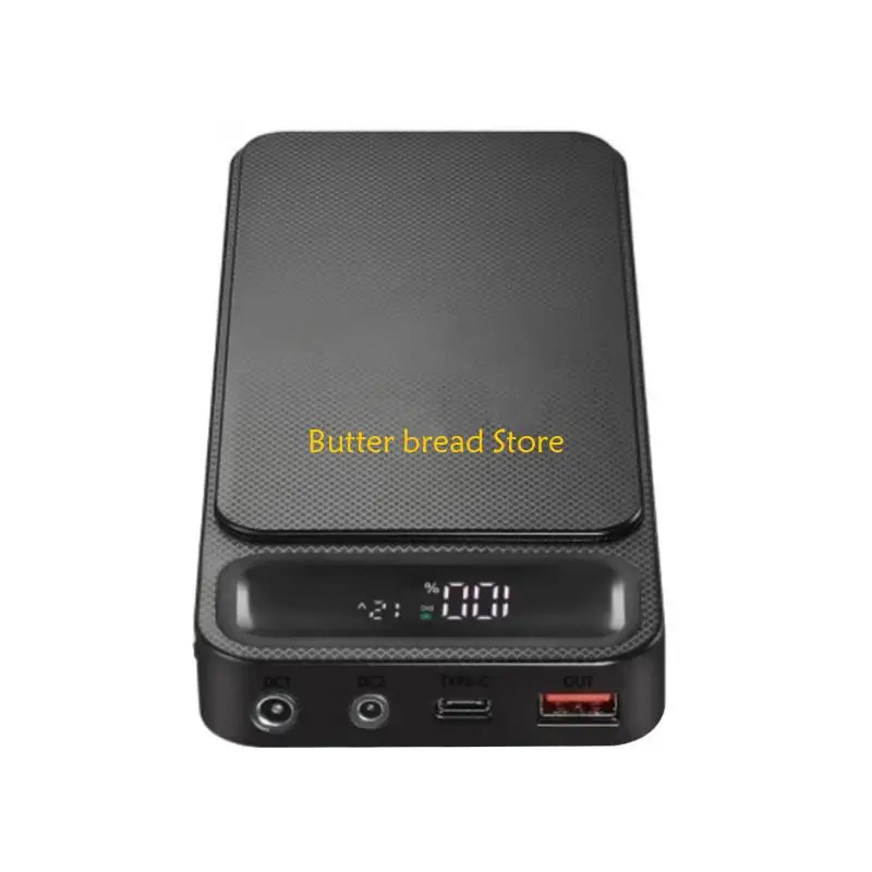 

W89C Чехол для зарядки аккумулятора Чехол для питания с ЖК-дисплеем Держатель для аккумулятора 8x18650 5,5x2,5 мм и выходом USB