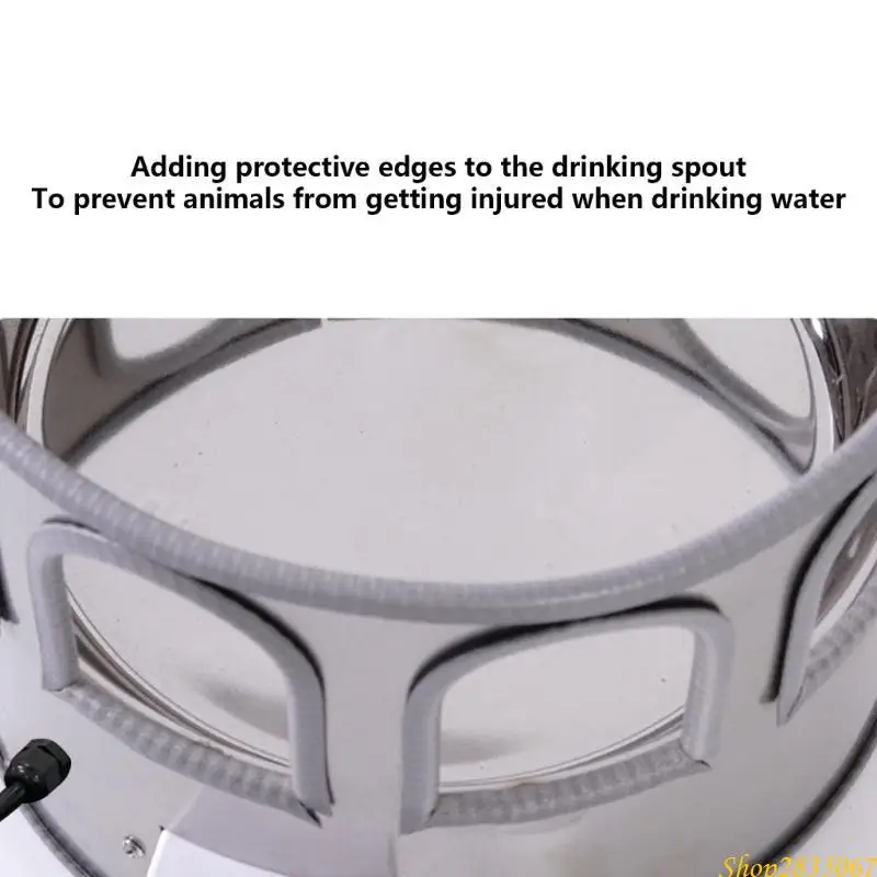 

5 Gallon Against Freeze Chicken Drinker Heated Nonary Drinking Harbors For Inside Use 831F
