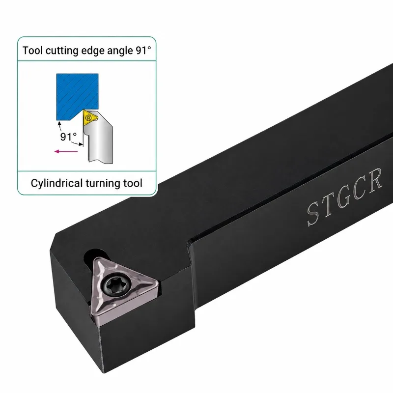 STGCR1212 STGCR1616 STGCR2020 STGCL1212 STGCL1616 STGCL2020 CNC External Turning Tool Holder Lathe Bar for TCMT Inserts
