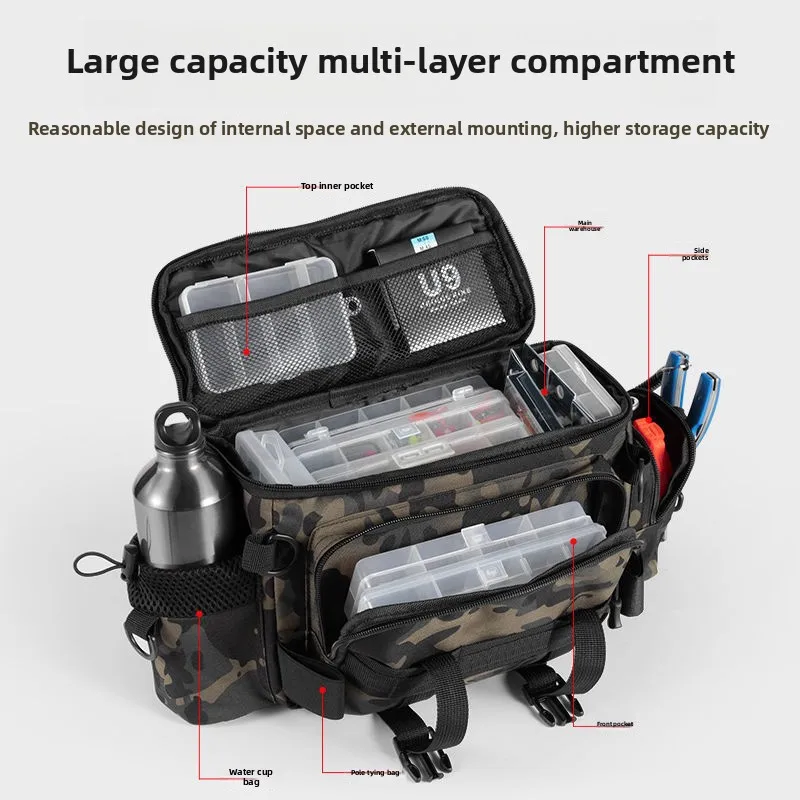 [Bait Box] Luya Bag Fishing Tackle Bag Multifunctional Fanny Pack