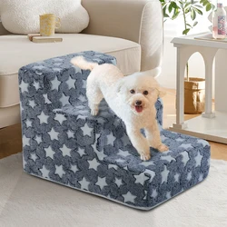 Pet Stairs Toys Cat Dog Ladder 2 3 4 Step Stairs for Dogs Puppy Ramp Detachable Sponge Pet Ladder Accessories