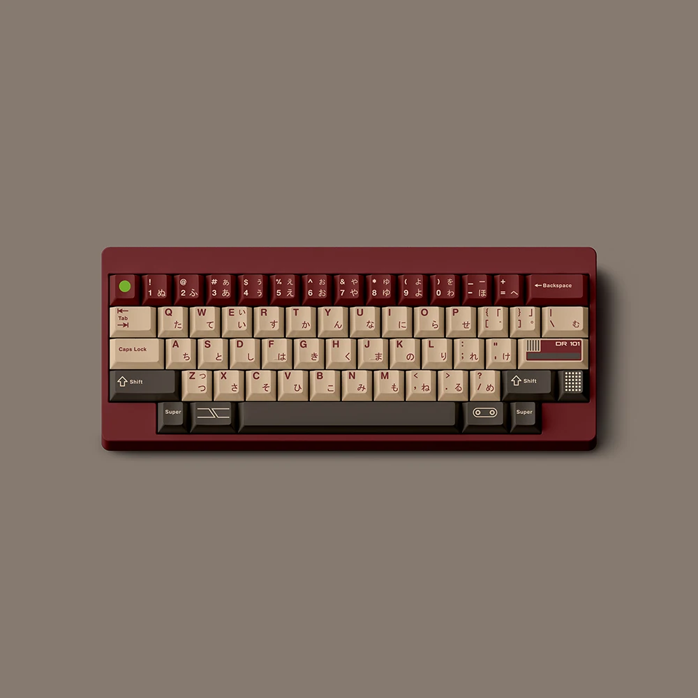 Oryginalny FBB DR101 Keycap 145 klawiszy Retro PBT termosublimacyjna klawiatura mechaniczna niestandardowe PC Esports Gaming oś magnetyczna