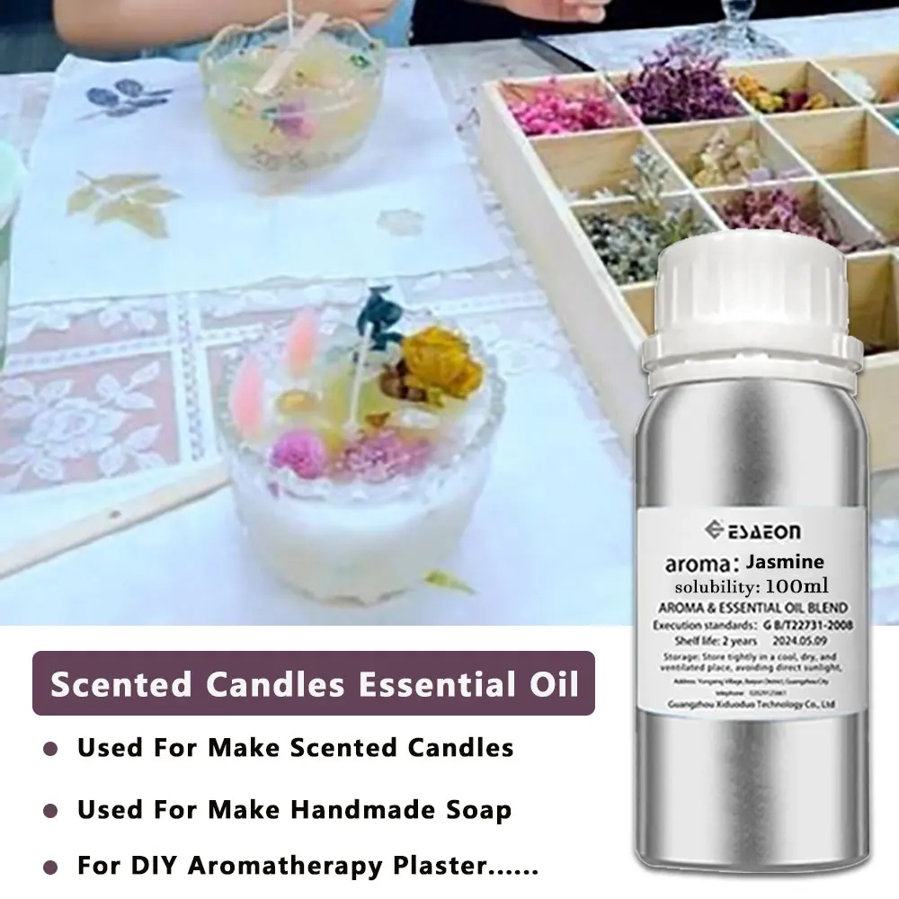 

ESAEON 100ml (3.38 oz) Wild Bluebell/Jasmine/Mugwort-Mint/Eucalypt/Rose Candle Essence Essential Oils - For Make Scented Candles