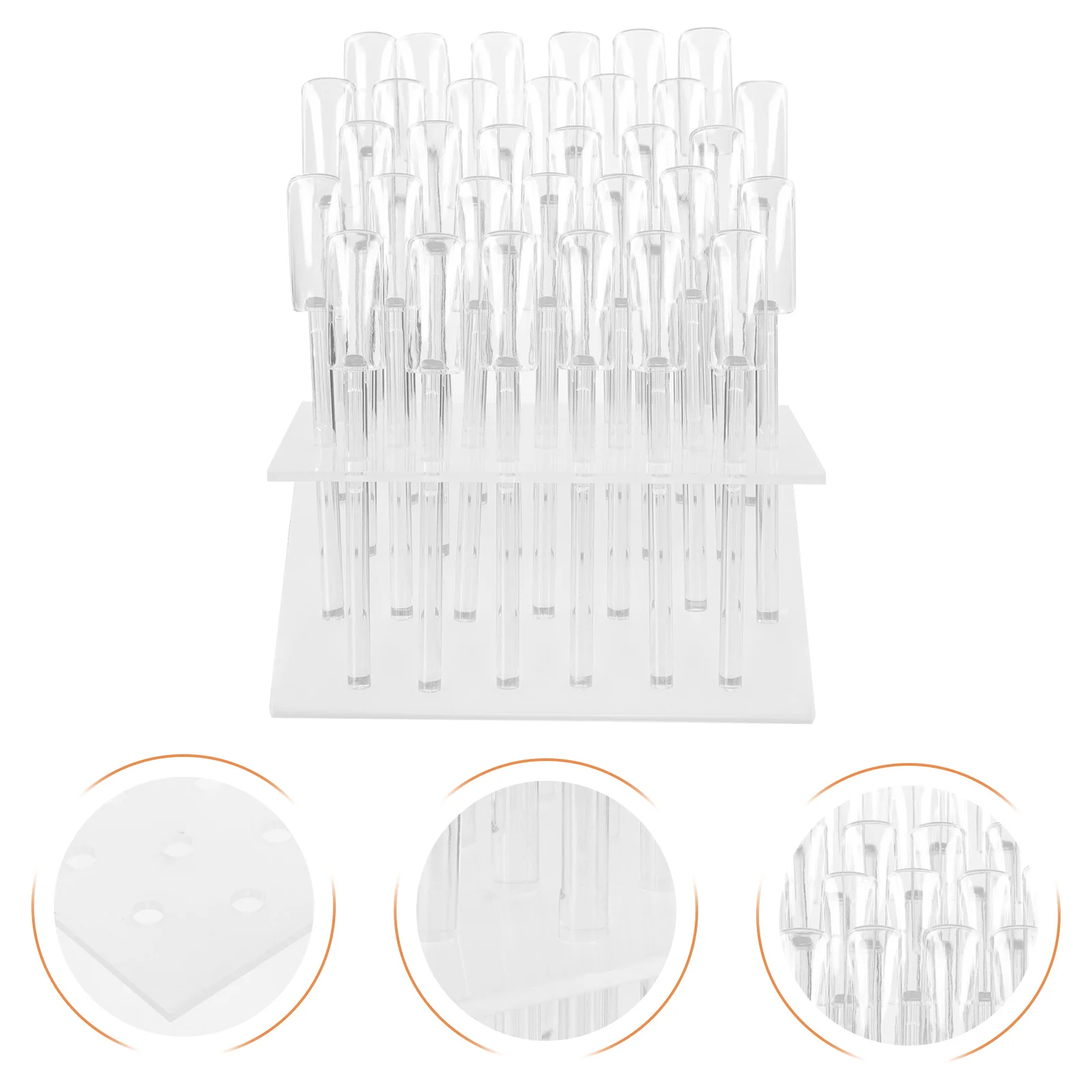 

1Set Multi-Slot Nail Tip Storage Container Simple Design False Nail Display Shelf for Professional Manicure Salon Use At Home