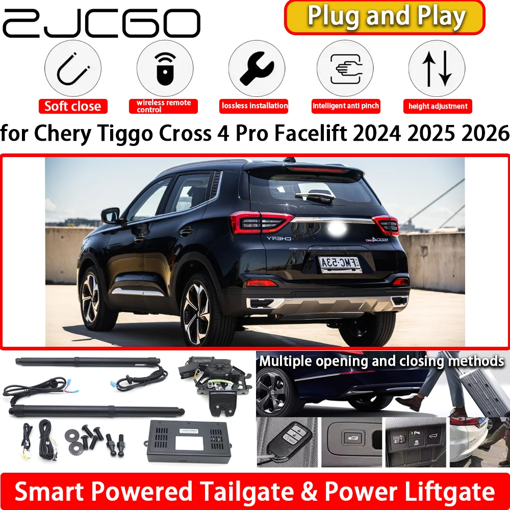 for Chery Tiggo Cross 4 Pro Facelift 2024 2025 2026 Automatic Electric Powered Tailgate Power Liftgate Tail Gate Lift Kit System