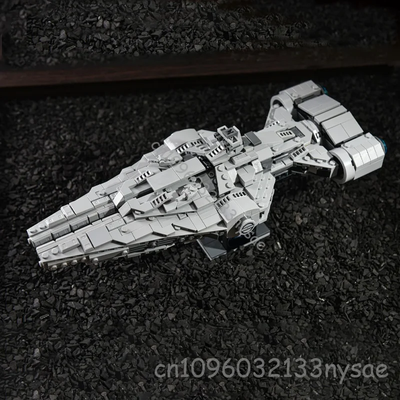 

MOC Imperial Light Cruiser Spacecraft Assemble Bricks Display Building Blocks Model Starship Series Adult Kid Bricks Toys Gifts