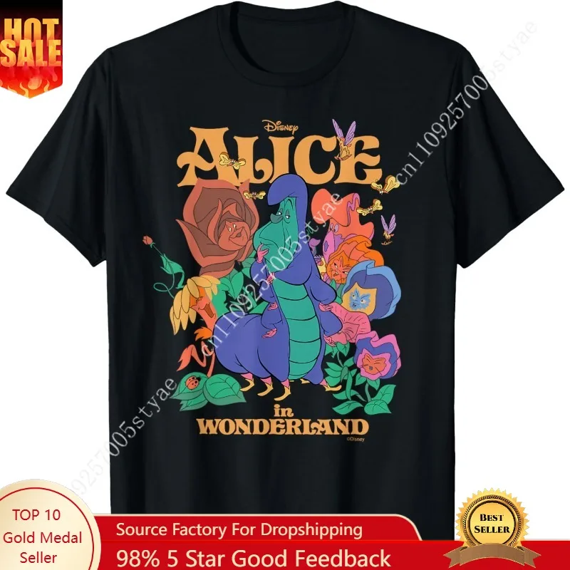 

Disney Alice in Wonderland Caterpillar and Flowers Vintage T-Shirt Small